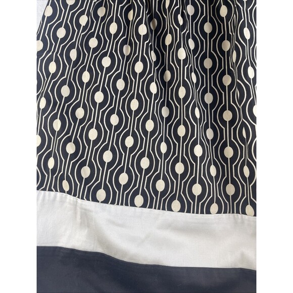 Talbots Dresses & Skirts - Talbots A-Line Black and Cream Patterned Skirt Size 10